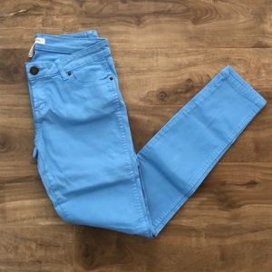 Blue Low-Rise Skinny Jeans